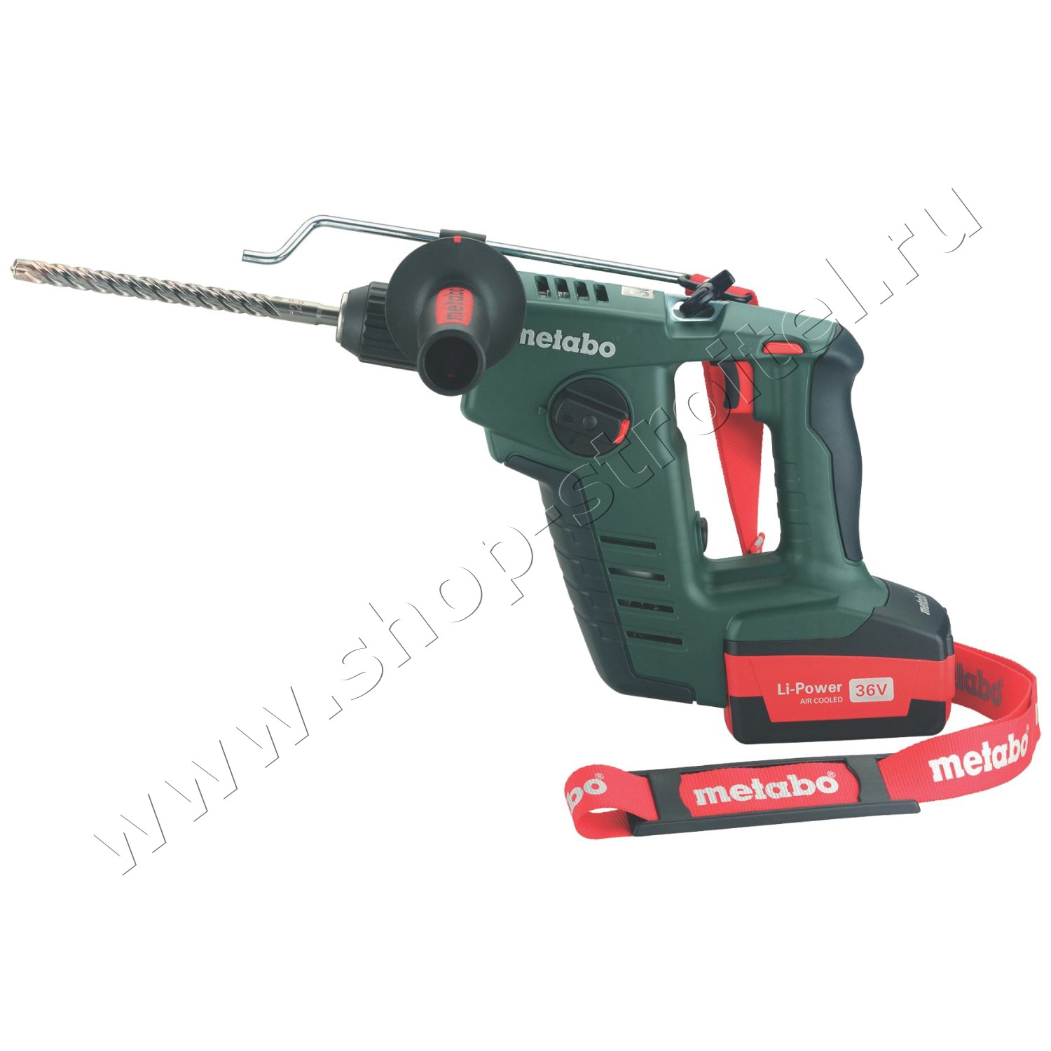 Увеличенная фотография Аккумуляторный перфоратор Metabo BHA 36 LTX Compact