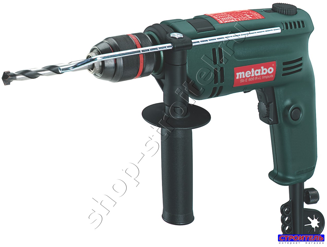 Увеличенная фотография Дрель ударная Metabo SBE 600 R+L Impuls