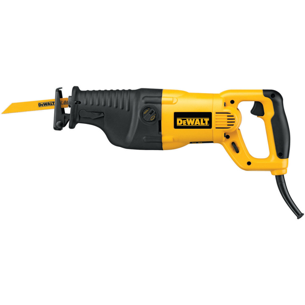 Увеличенная фотография Эл. пила сабельная DeWalt DW 311 K (1200 Вт, 0-2600об\м)