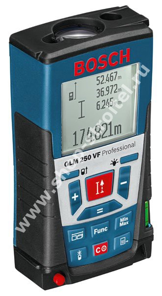 Увеличенная фотография Лазерный дальномер BOSCH GLM 250 VF Professional