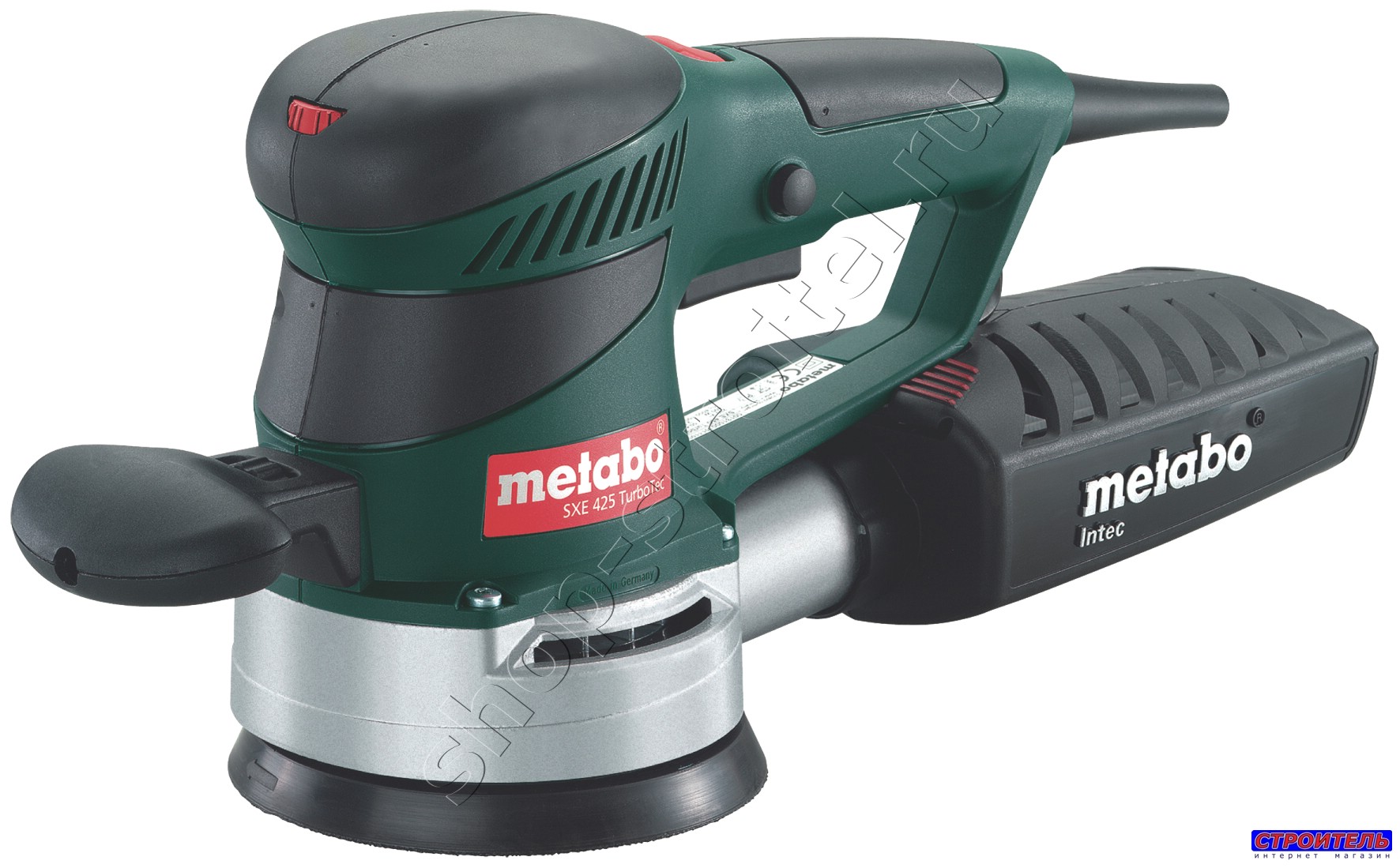 Увеличенная фотография Шлифмашина эксцентриковая (орбитальная) Metabo SXE 425 TurboTec